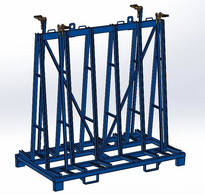 New Type a Frame Trolley for Granite Marble Stone Slabs and Glass