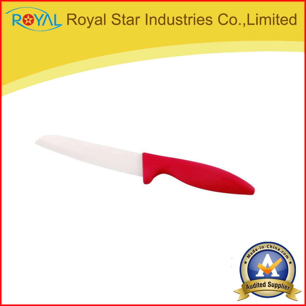 Top Quality Red Handle Ceramic Kitchen Knife Fruit Knives