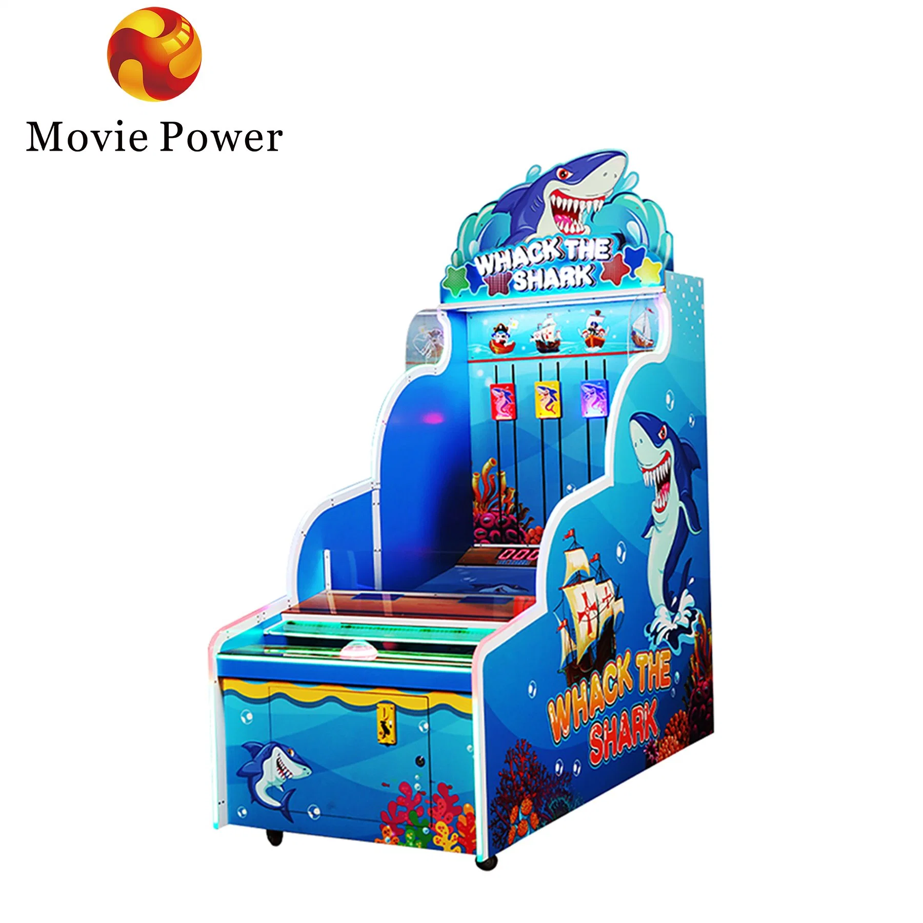 Whack The Shark Games Competition Arcade Games Machine for Kids Lottery Machine