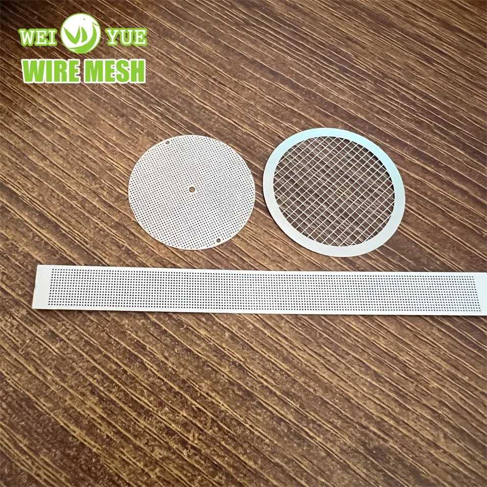 Factory Customized Stainless Steel 316 Chemical Etching Perforated Metal Mesh Speaker Grille Medical Precision Mesh