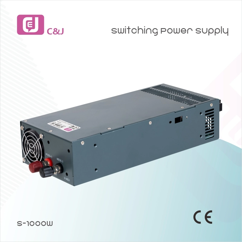 Transformer 1000W AC to DC Rail Type Single Output Switching Power Supply