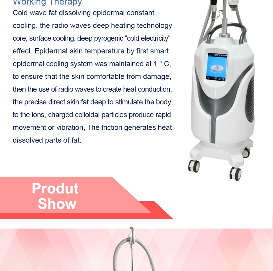 Cr7 Sistema de RF do congelamento de refrigeração de gordura corporal Laser moldar a beleza da máquina para uso pessoal