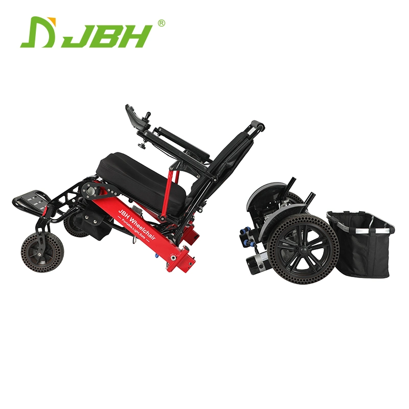 CE FDA Certified Medical High-Back Outdoor Folding Electric Wheelchair