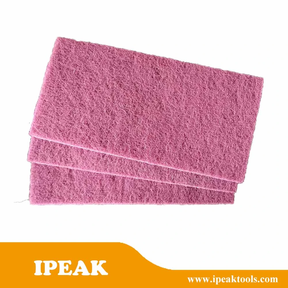 150*100mm Grey Red Non-Abrasive Scouring Pad