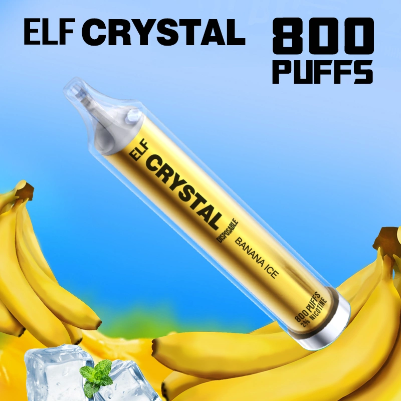 Nuevo E Cigarette Elf Crystal 800 malla bobina U Shisha Pen Bar griego Mosmo Diamond Vapes