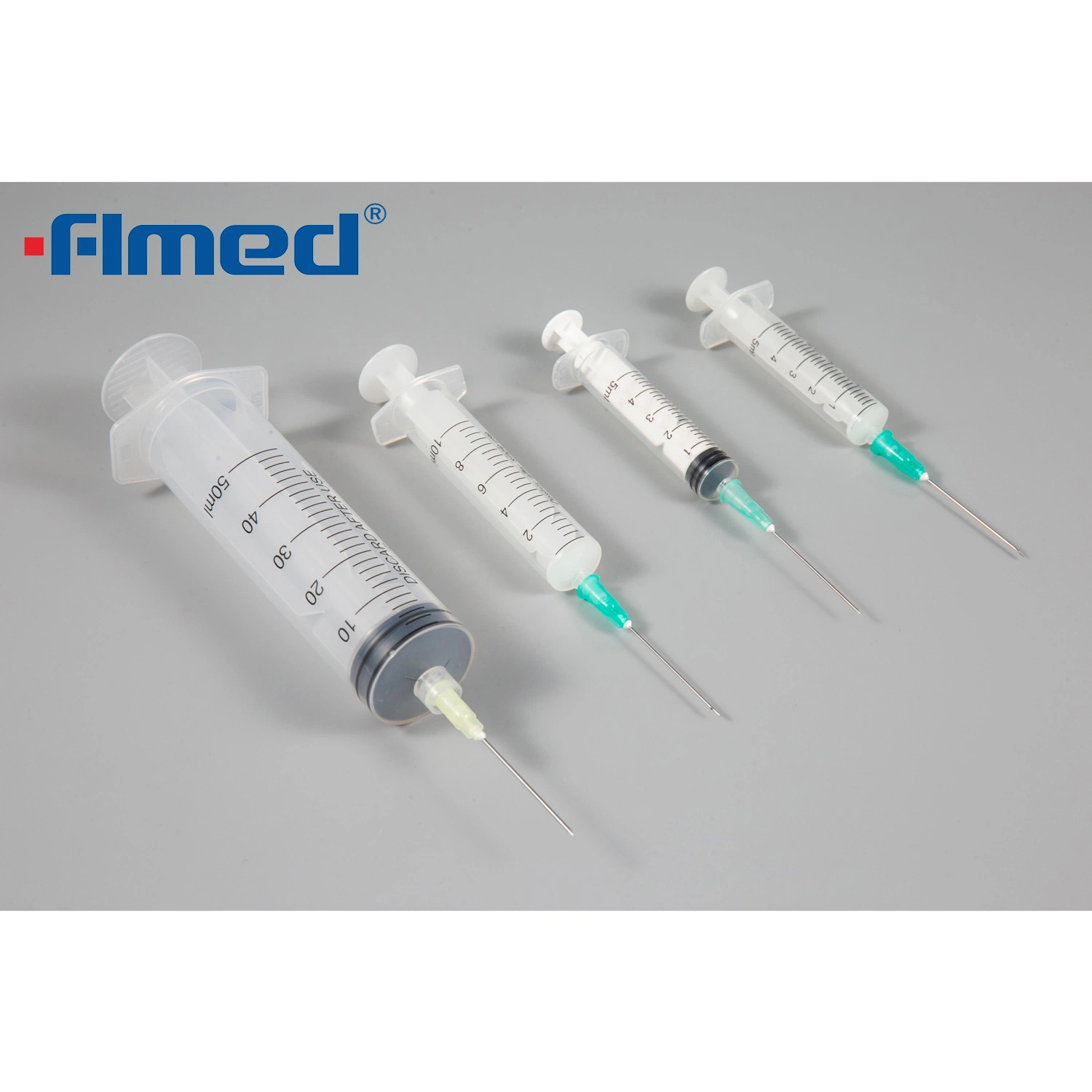 Seringue médicale jetable avec aiguille d'injection 1cc 2cc 3cc 5cc 10cc 20cc 50cc Approbation ISO13485 et CE.