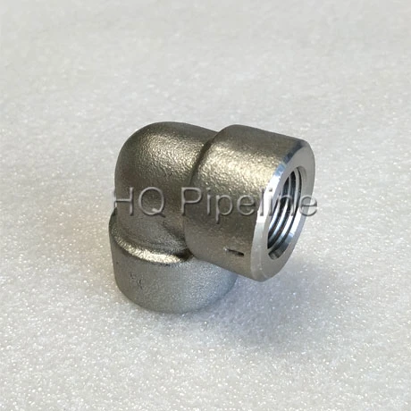 High Pressure Stainless Steel ASTM A182/F304L/F316L 90 Elbow Forged Fittings