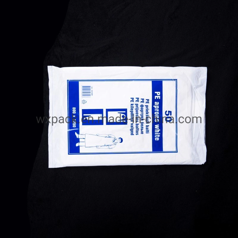 Disposable Plastic PE Flat Salon Apron