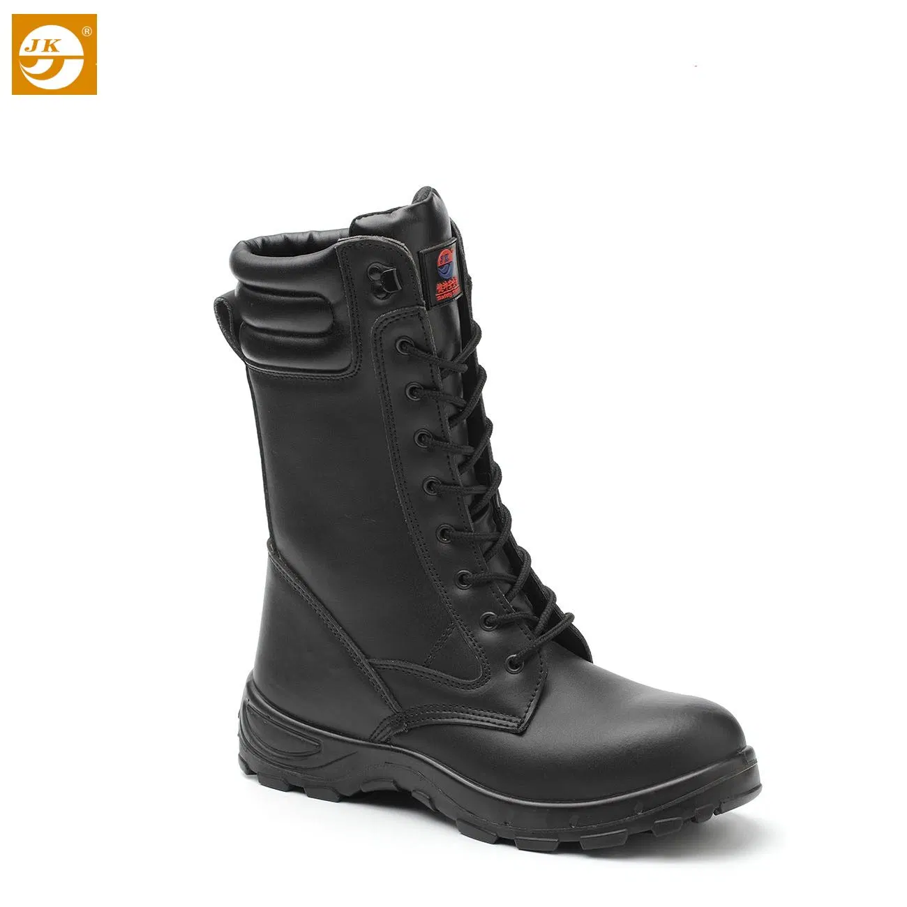 Black Color Tactical Shoes with Genuine Leather