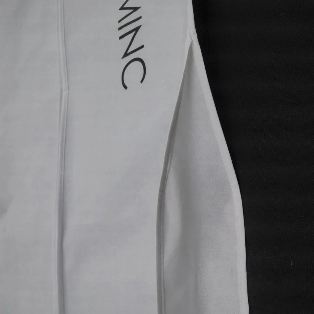 Saco de roupa branco para fato de proteção de gown não tecido/estampado personalizado e moderno Saco de proteção contra o pó dobrável de Luxo e Casamento não tecido