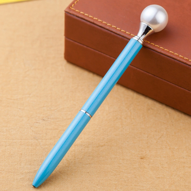 Promotional Novelty Pearl Pen Metal Gift Ballpoint Pen Custom Logo