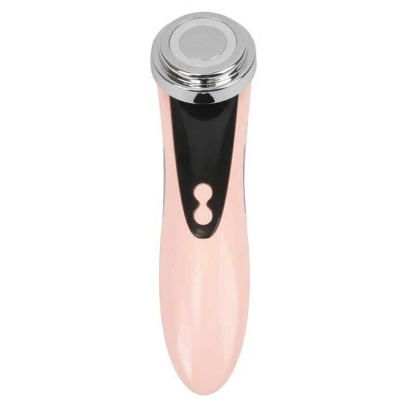USB Rechargeable Electric 4 in 1 LED Light Skin Rejuvenation Hot Cold Facial Beauty Massage Instrument