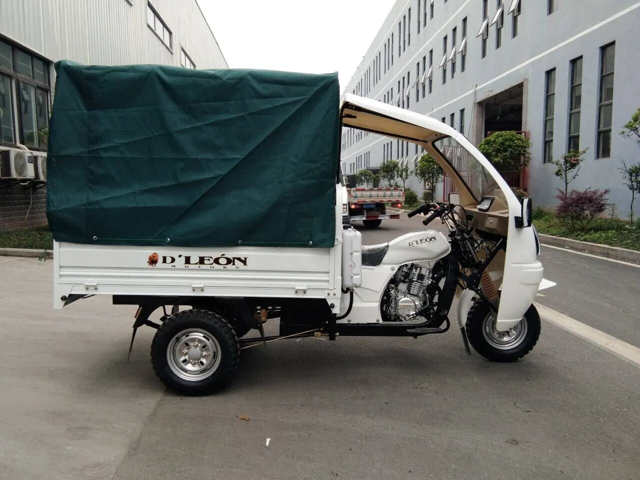 Manufacture Three Wheeled Motorcycle with Canopy Electric Cargo Tricycle Auto Rickshaw Passenger Wheel Motorcycle