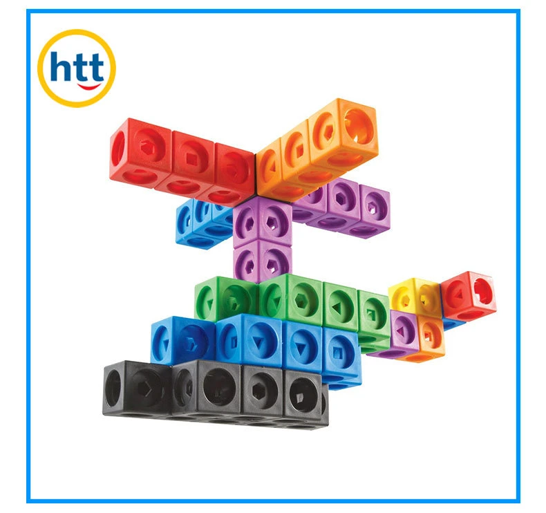 Math Classroom Plastic Building Blocks Math Linking Cubes