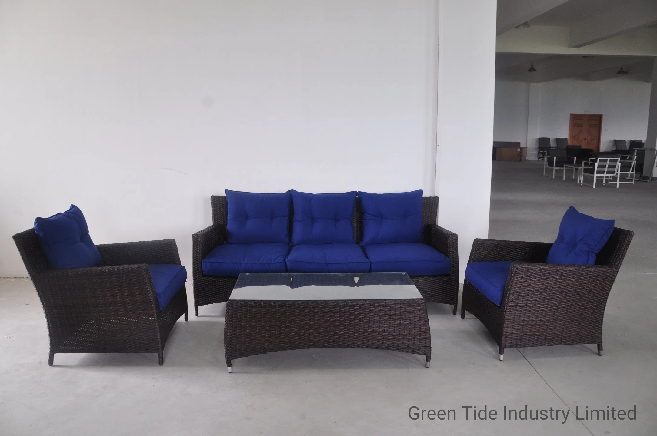 Morden 3 Seats Living Room Home Outdoor Garden Sofa Furniture