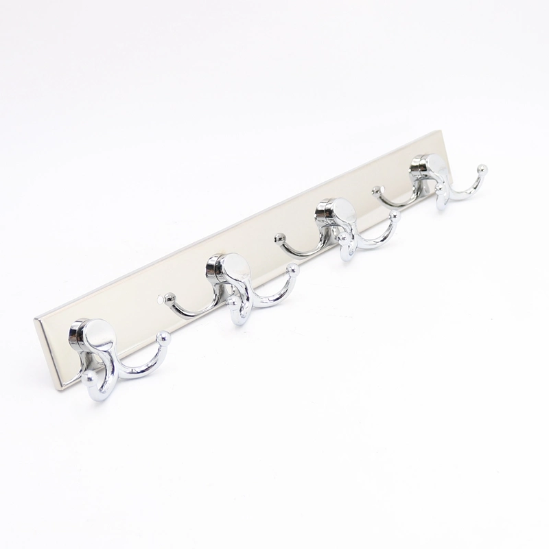 Fashionable Design 304 Grade Stainless Steel Clothing Hooks Coat Hooks with 4 Hooks