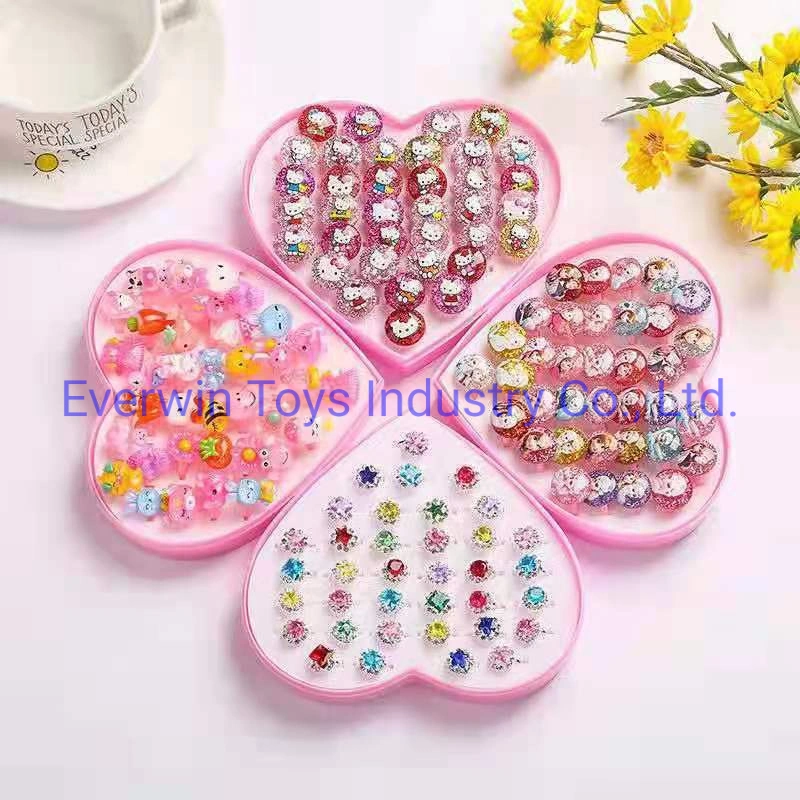 Plastic Toy Christmas Gifts Finger Rings Girls Toys Birthday Gifts