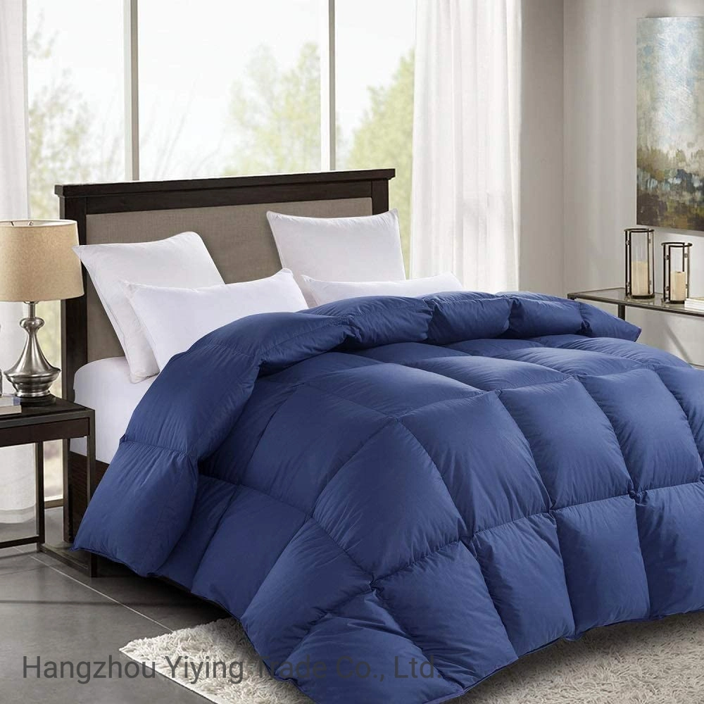 Soft Microfiber Fill Duvet Inserts Solid Color Polyester Comforters