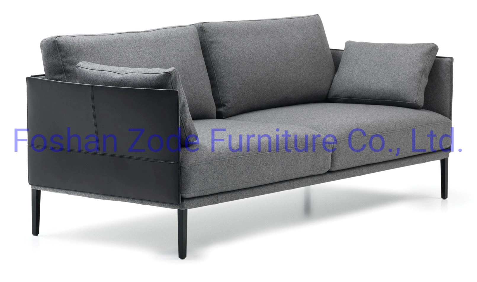 Zode Nordic Modern Design Stoff Reclining Schlafsofa Stuhl Zuhause Möbel Echtes Leder Sofa-Set