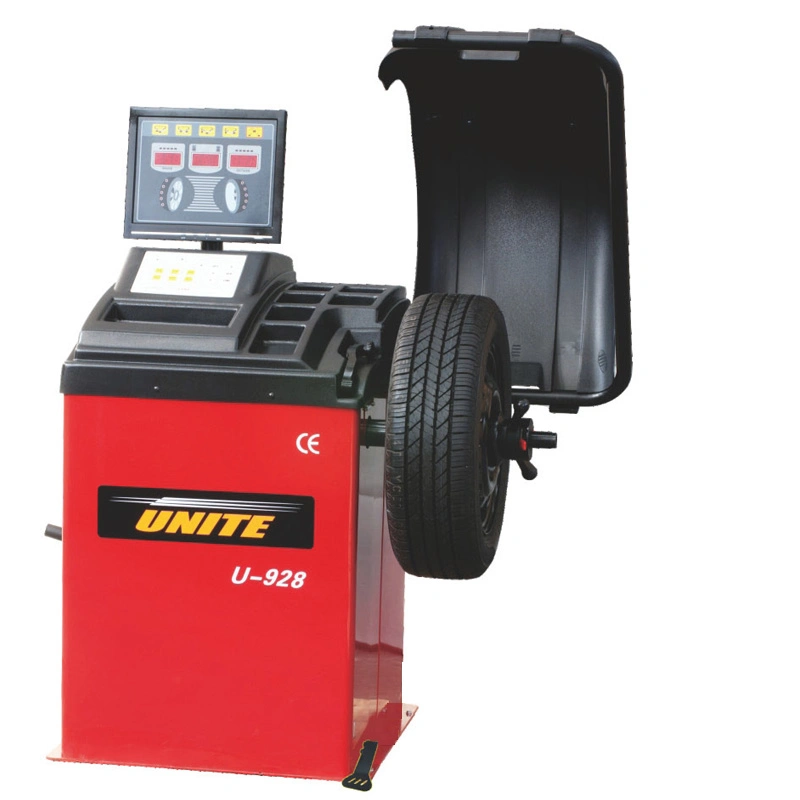 Unite U-5729 Wheel Balancer Auto Reifen Maschine Auswuchtausrüstung mit LED-Anzeige