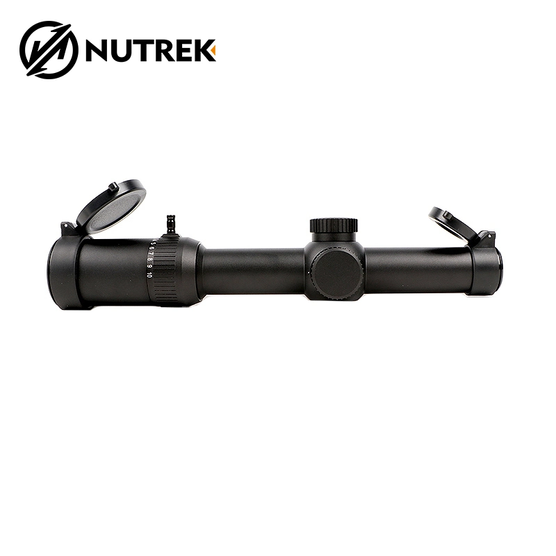 Nutrek Optics 1-10X24 SFP Ffp Fiber Reinforced Waterproof Hunting Gun Riflescope Red DOT Scope