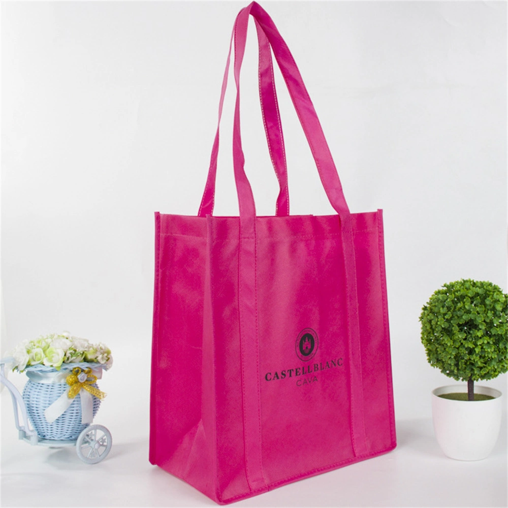 Customized Logo Wholesale/Supplier Promotion Nonwoven Eco-Friendly Fineness Advertising Publicity Shopping Gift Six Bottle Divided Packaging Non-Woven Wine Tote Bag