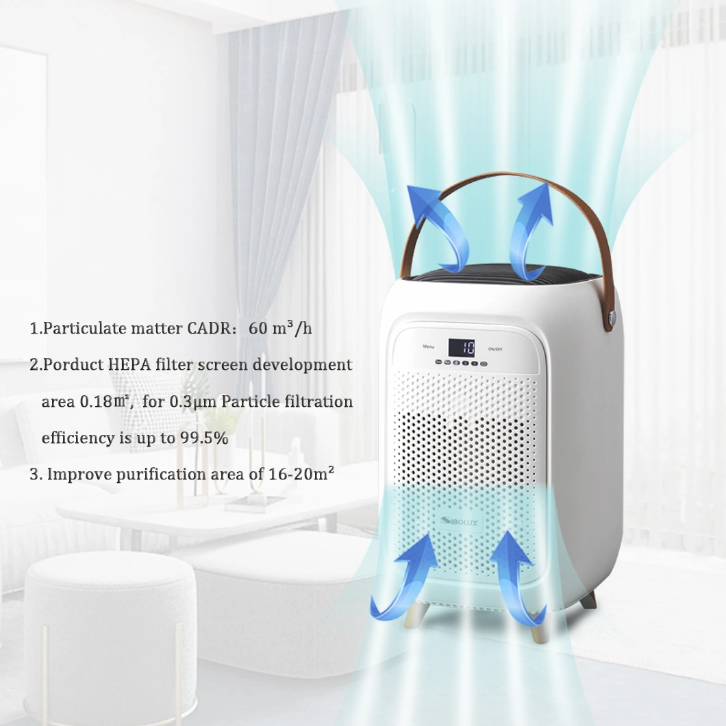 Household Portable Fresher Desktop HEPA Room USB UV Air Purifier