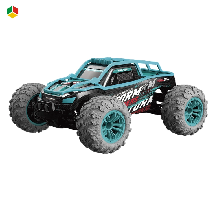 QS 2,4G 1: 14 4CH Fernbedienung aus Road Truck High Speed Alloy Diecast RC Car 2 Farbe assort