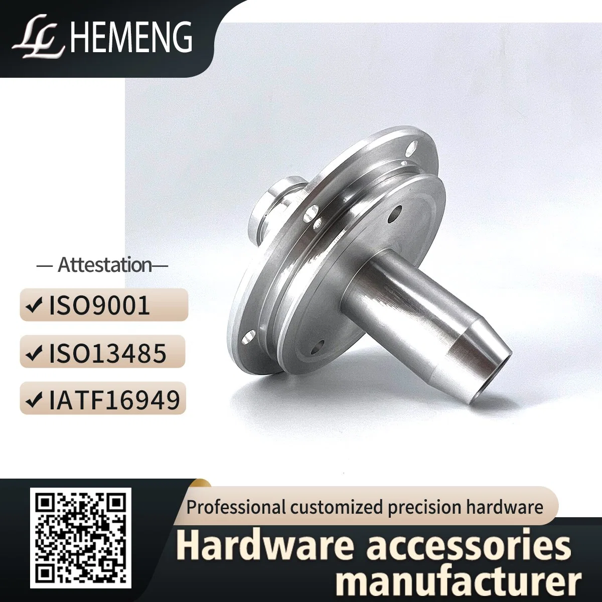 Professional High Presicion Customized Metal Stainless Steel CNC Machining Parts (ISO9001/IATF16949)