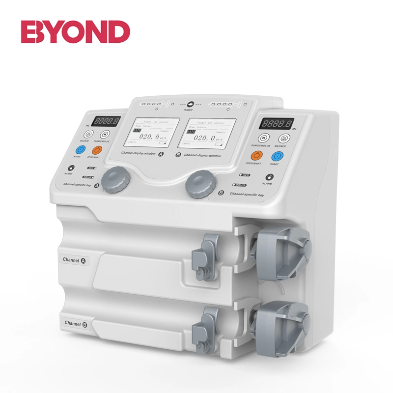 Byond Factory Price Double Channels Hospital Medical Lab Auto Infusion Syringe Pump for Medical Pump One of The Largest Medical Pump Suppliers in China