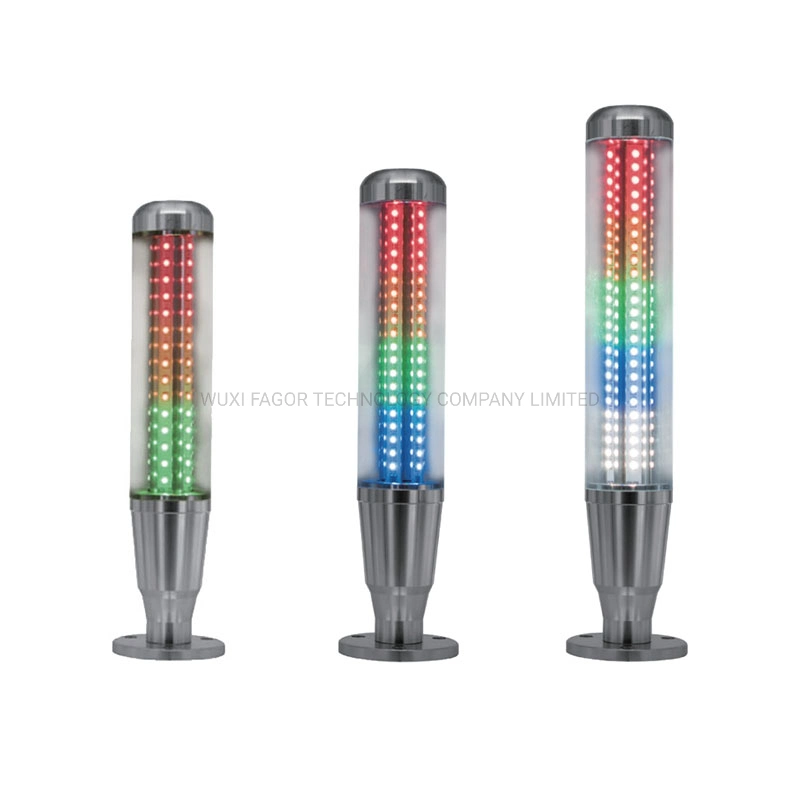 Aluminum Alloy Industry LED 3 Color Light CNC Machine Signal Tower Light