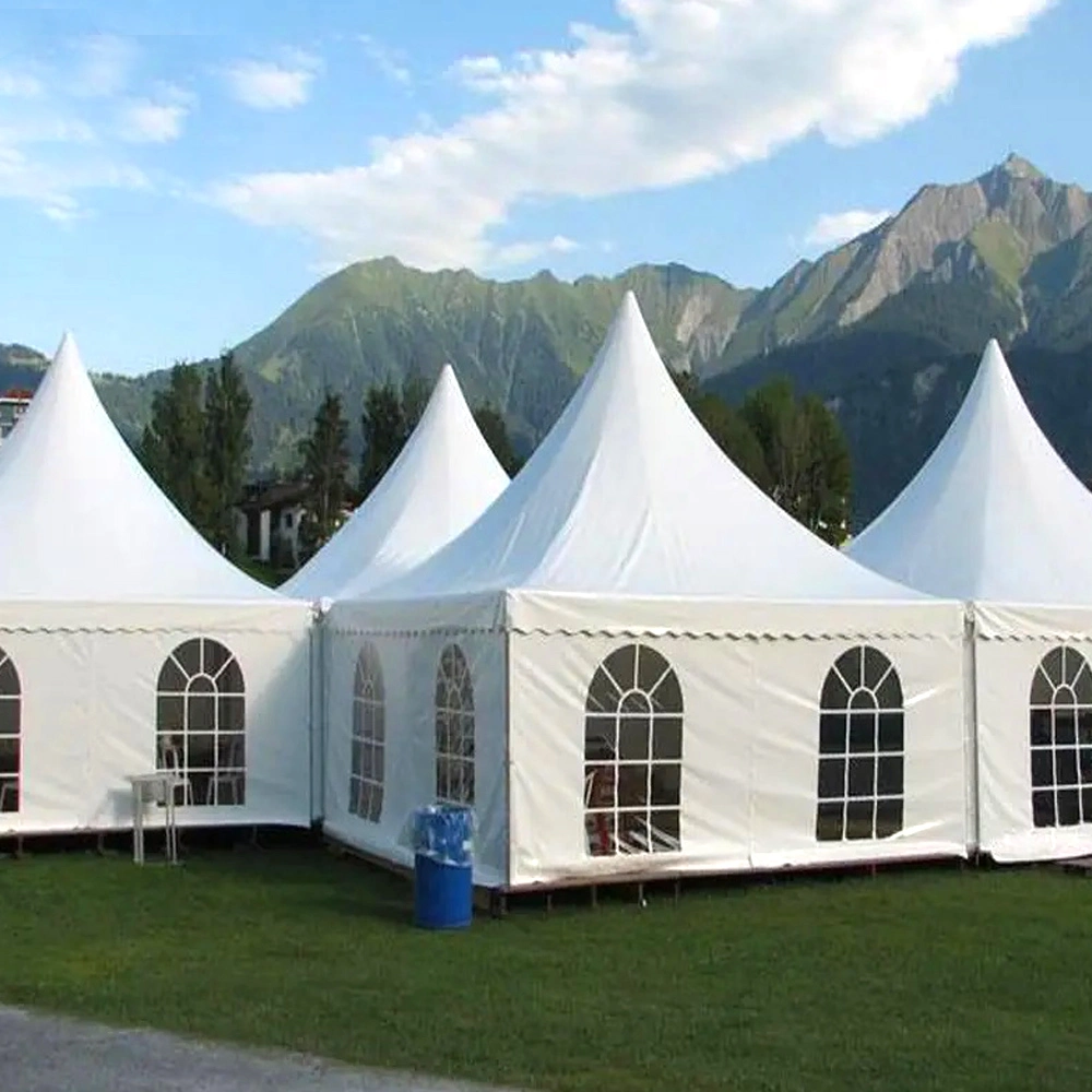 Große Party/Event/Party/Trade Show/Hochzeit Luxuriöses Marquee/Gazebo Faltzelt mit individuell gestaltbarer Kirche Esszimmer