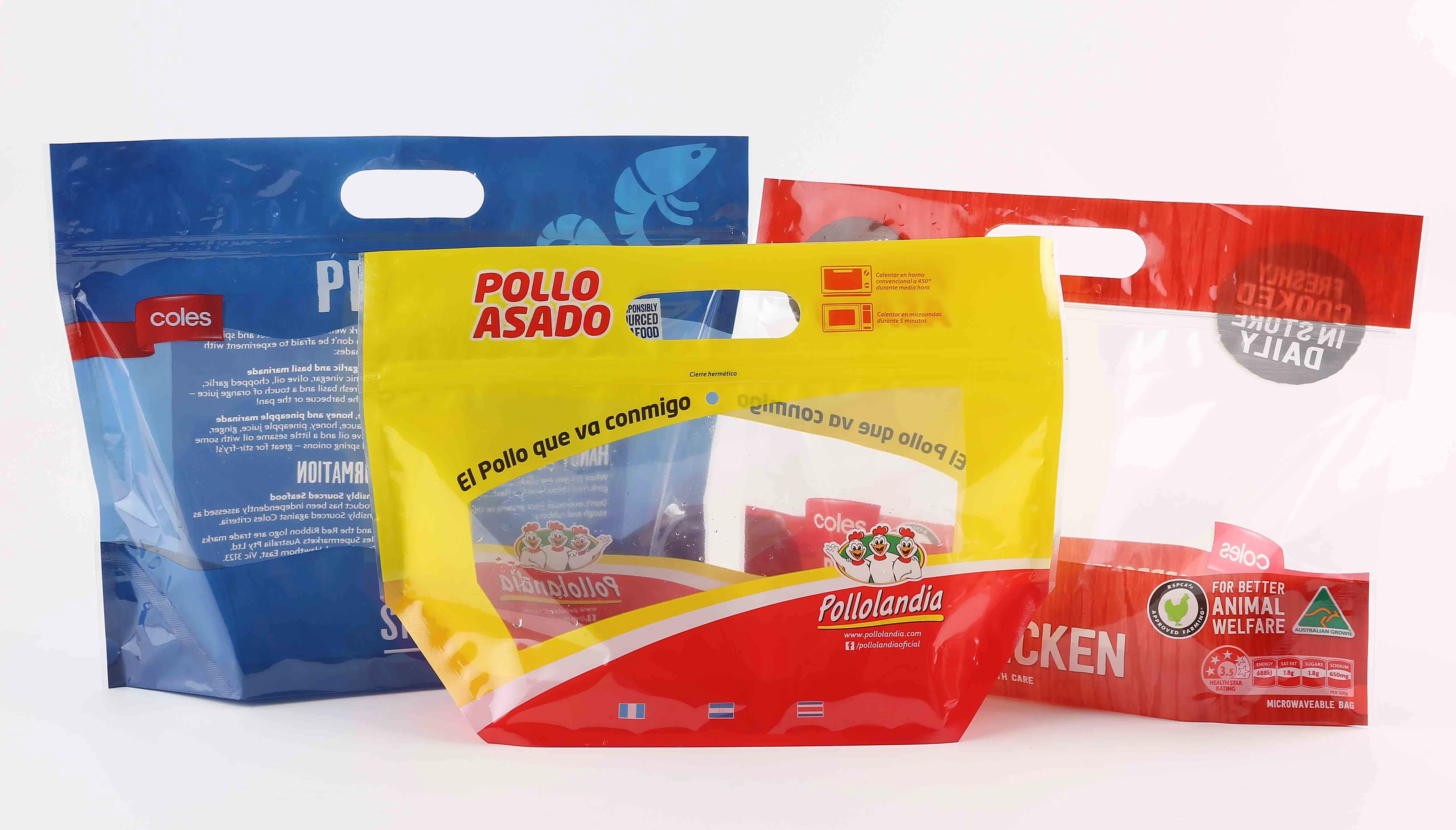 Brc Stand up Zipper Bag/Microwaveable Banheira de frango assado Bag/Papel Saco de frango/Banheira de Porco Assado Carne de cordeiro Bag/ Congelado Camarão Fresco Camarão Saco de lagosta/ Saco de transporte