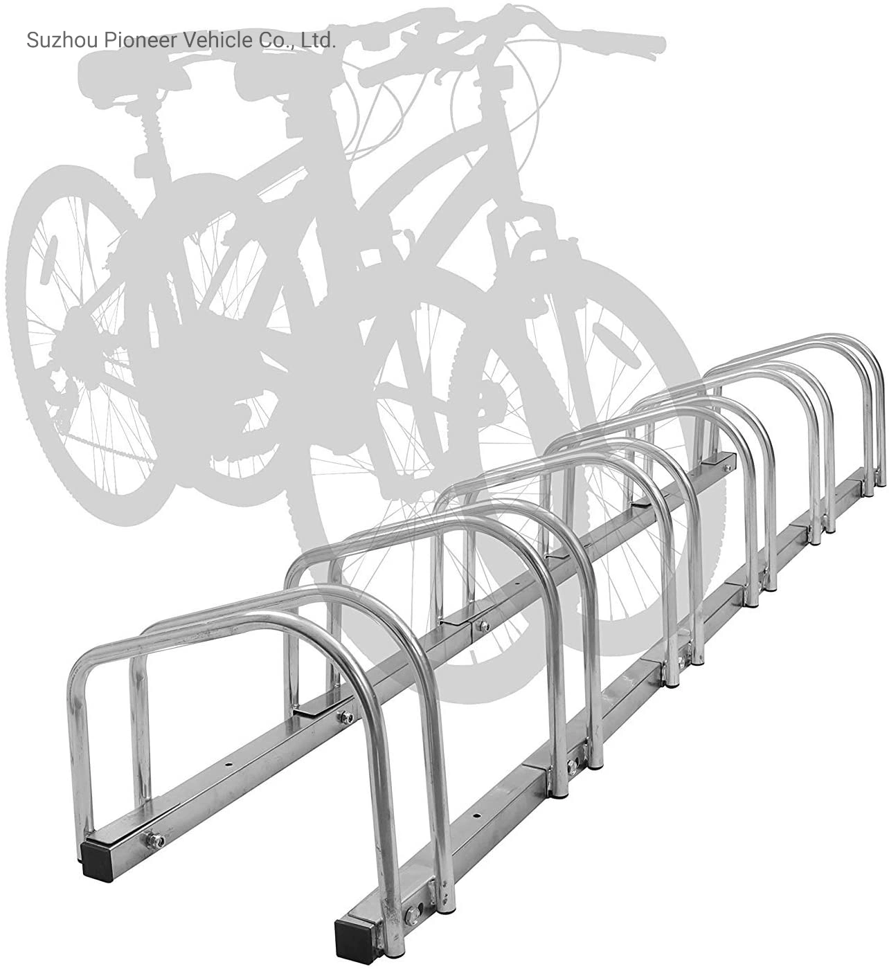 Simple Floor Mounted Multi-Capacity Factory Service Bike Stand