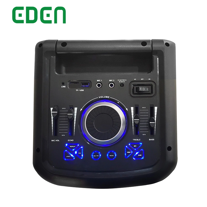 Active Double 8 Inch PRO Audio Portable Wireless Professional Trolley Party Battery Bluetooth PA Speaker Sound Box ED-820