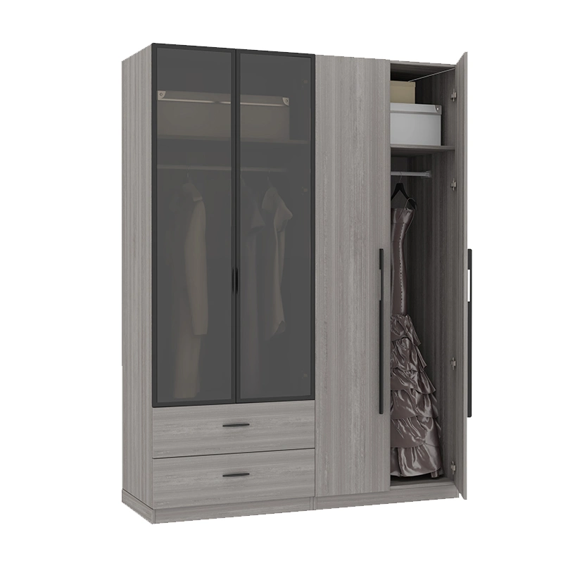 Luxury Aluminum Walk-in Light Closet Wardrobe for Light Hotel Apartment