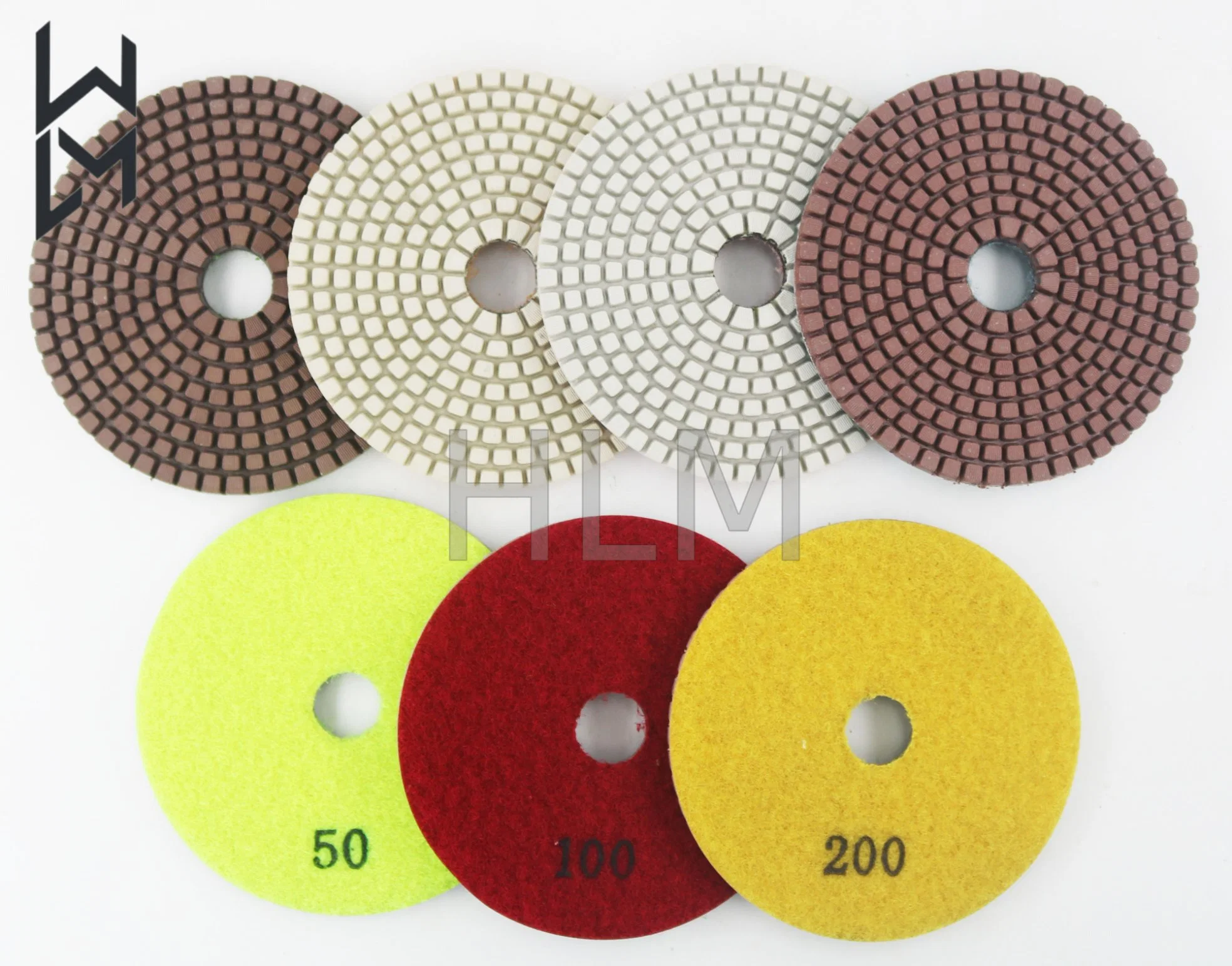 Stone Polishing Diamond Wet Abrasive Pads