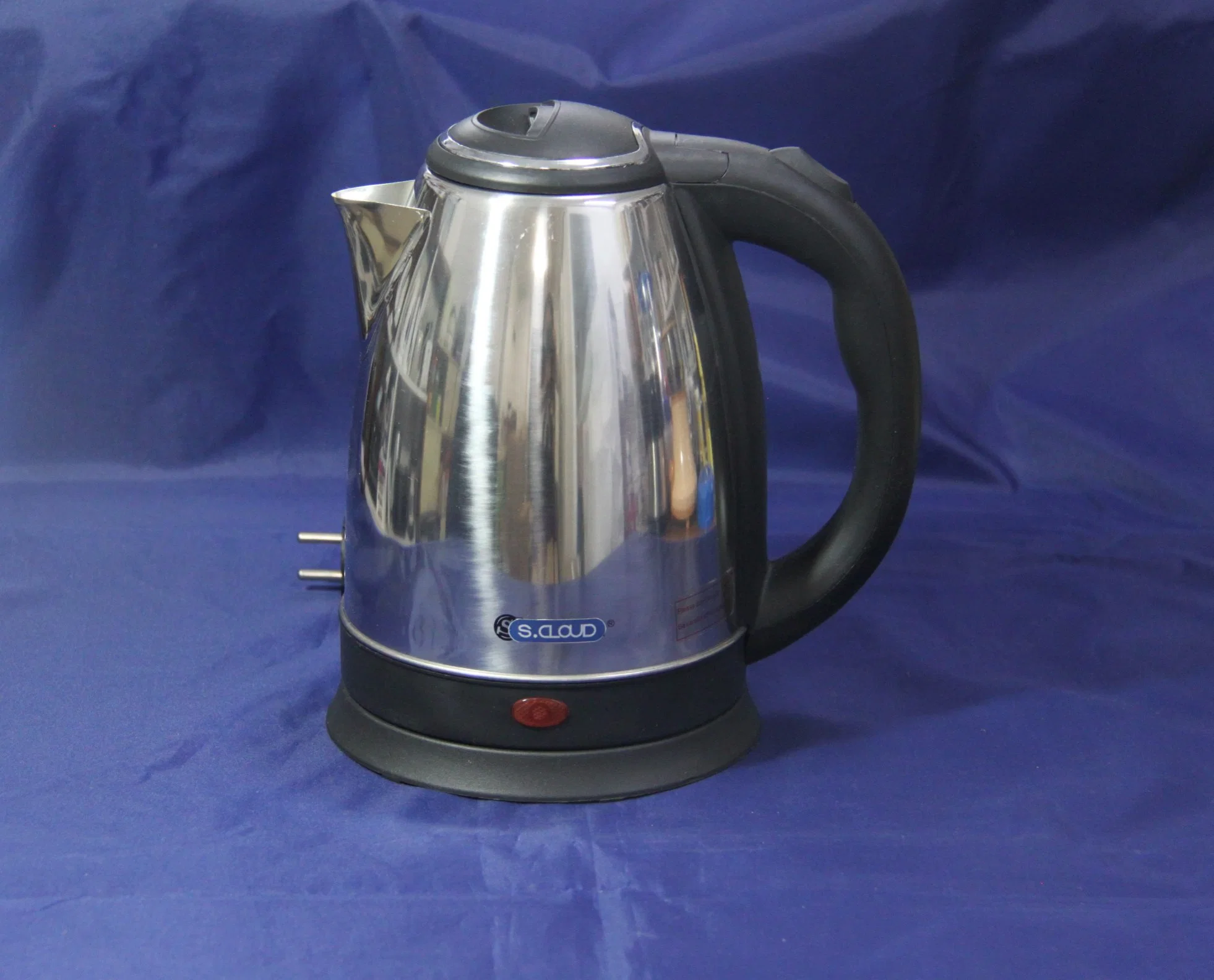 Pequeños electrodomésticos de cocina de Teapot 2,0L en Stock Acero inoxidable Hervidor de agua eléctrico Big Power 1500W