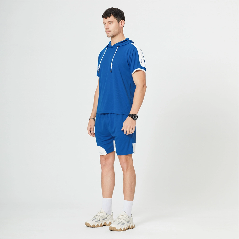 Summer T-Shirt Shorts Set Casual Boys Sports Polyester Custom Gym Tracksuit