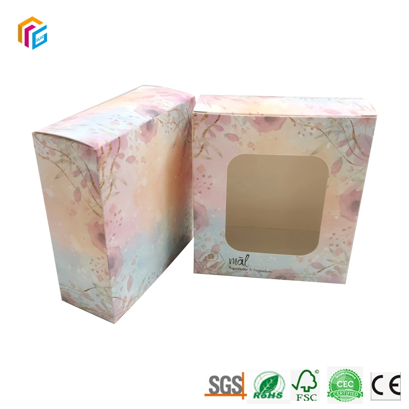 Custom Printing Factory Price Eco Friendly Art Paper Packaging Soap Boxes with Window