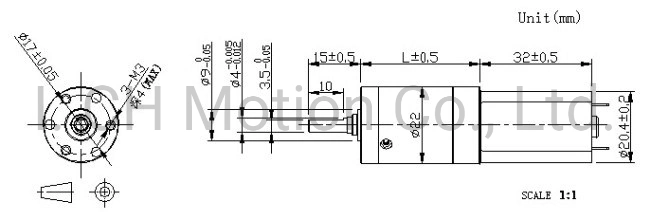 22mm 12V 24V High Torque DC Planetary Gear Motor for Massage Tools