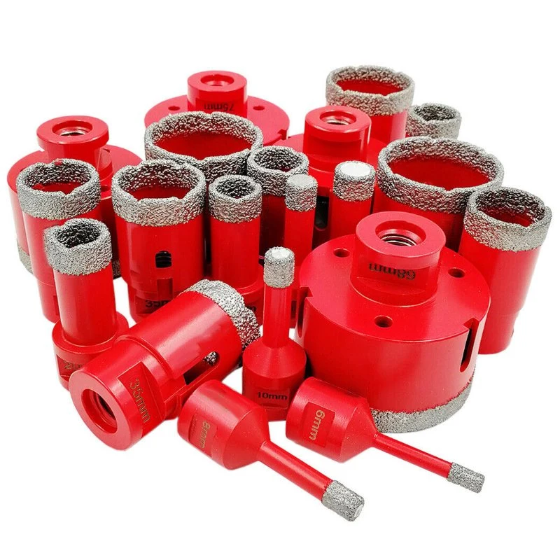 Diamond Hole Saw Od6-180mm M14 Connection Vacuum Brazed Diamond Drilling Core Bits for Porcelain Tile Drill Bits