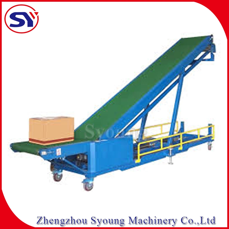 Mobile Flexible Belt Conveyor Telescopic Conveyer Combined for Container Truck Warehouse Loading Unloading