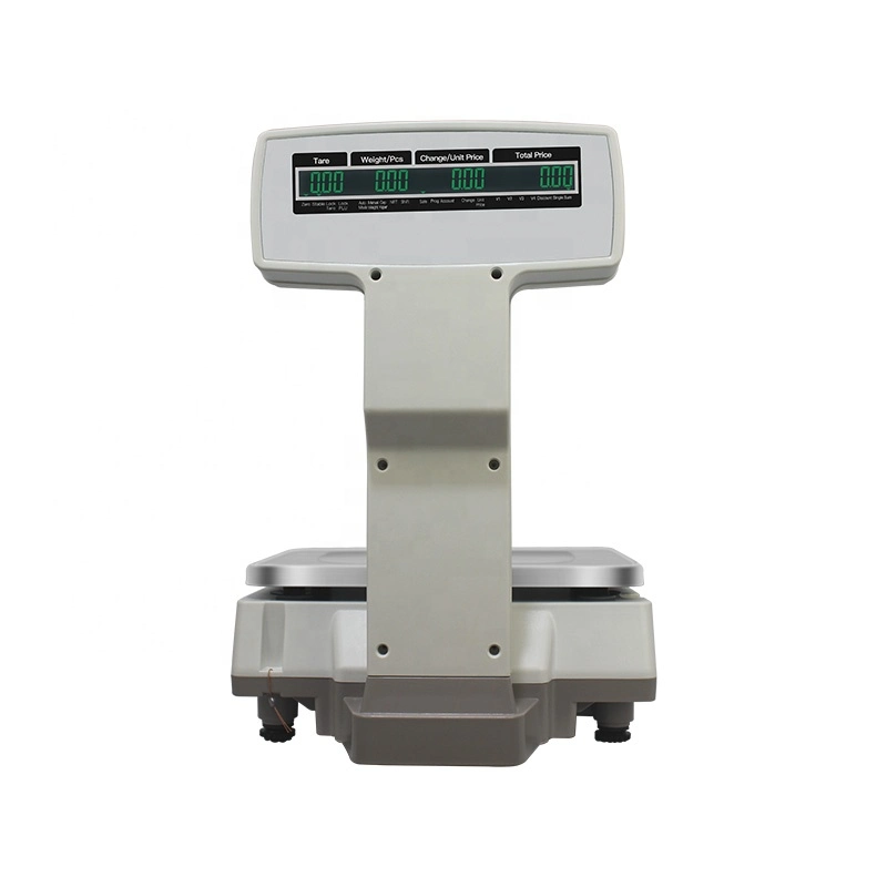 New Designed Label Printing Barcode Weighing Scale with Printer