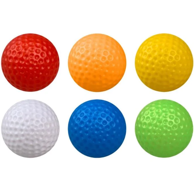 O logotipo personalizado espuma de PU colorido formação prática bolas de golfe