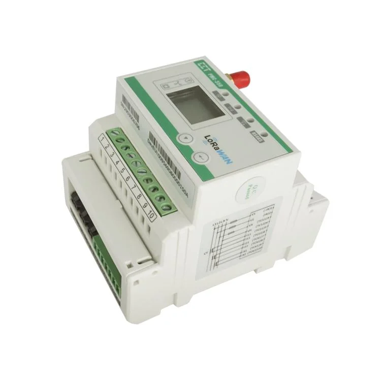PMC-350-C 35mm DIN Rail Class 1 Three-Phase Multifunction Smart Meter for Electric Power kWh Measurement  with LoRaWAN