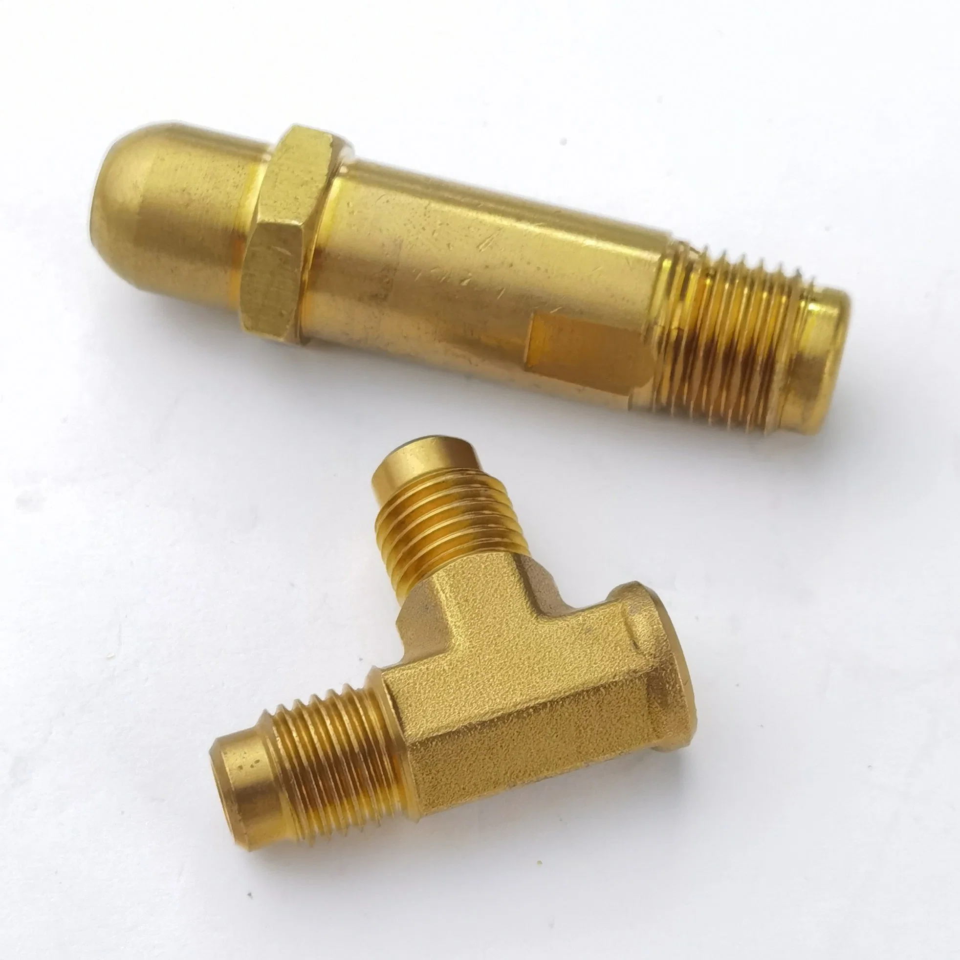 China Manufacture Precision OEM CNC Machining Brass Part of Y-Junction Air Valves