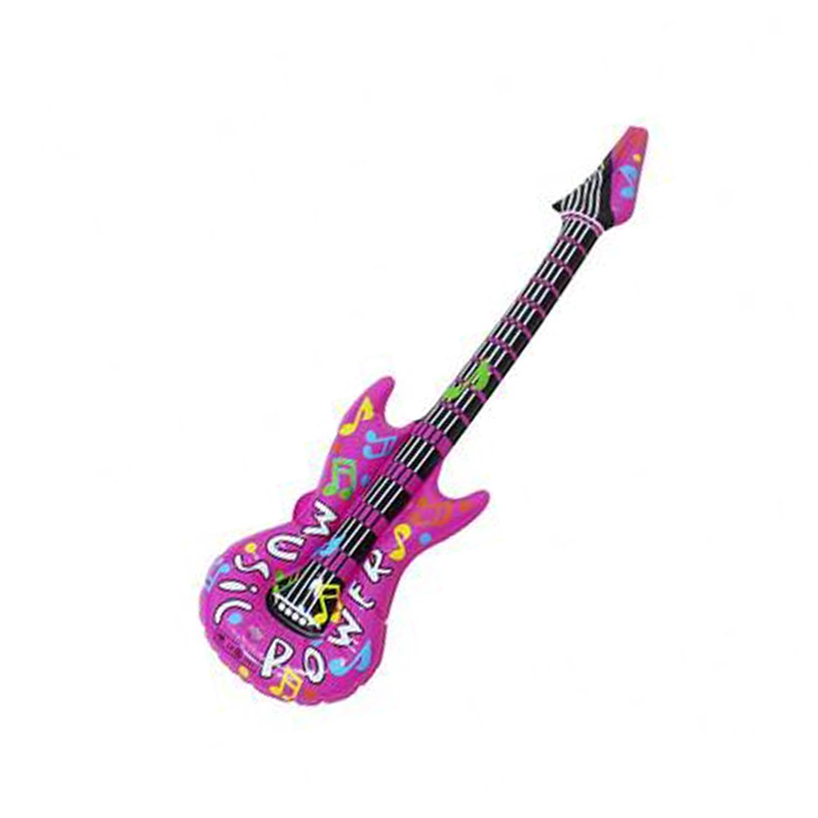 Inflatable Guitars Fancy Dress Party Prop Musical Disco Rock Prop