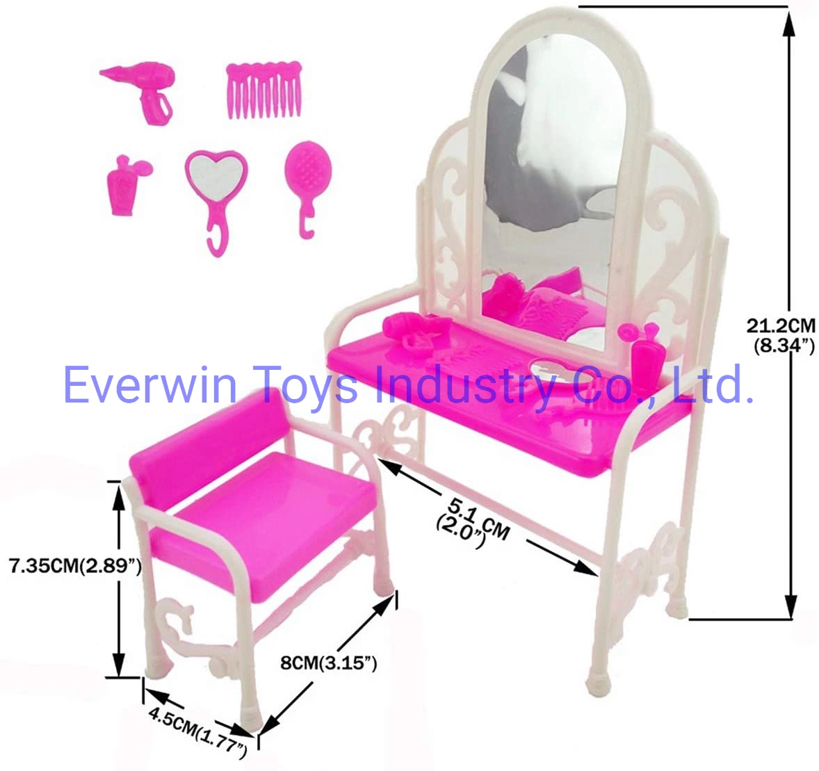 Plstic Toy Plastic Doll Children Gift House Furniture for 1/6 Doll