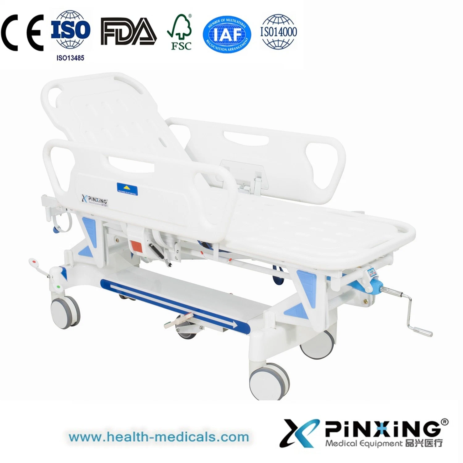 Senior und High Strength Transfer Stretcher Cart PP Notfallbehandlung